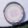 RNK Shops Personalized Girly Girl Golf Ball Marker - Hat Clip - Silver view 3