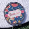 YouCustomizeIt Personalized Owl & Hedgehog Golf Ball Marker - Hat Clip - Silver view 3