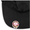 YouCustomizeIt Personalized Hearts Golf Ball Marker - Hat Clip - Silver view 2