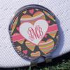 YouCustomizeIt Personalized Hearts Golf Ball Marker - Hat Clip - Silver view 3