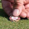 YouCustomizeIt Personalized Hearts Golf Ball Marker - Hat Clip - Silver view 4