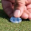 YouCustomizeIt Personalized Plaid Golf Ball Marker - Hat Clip - Silver view 4