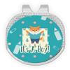 YouCustomizeIt Personalized Baby Shower Golf Ball Marker - Hat Clip - Silver view 1