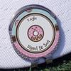 YouCustomizeIt Personalized Donuts Golf Ball Marker - Hat Clip - Silver view 3
