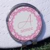 YouCustomizeIt Personalized Floral Vine Golf Ball Marker - Hat Clip - Silver view 3