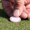 YouCustomizeIt Personalized Floral Vine Golf Ball Marker - Hat Clip - Silver view 4