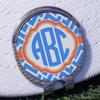 YouCustomizeIt Personalized Zigzag Golf Ball Marker - Hat Clip - Silver view 3
