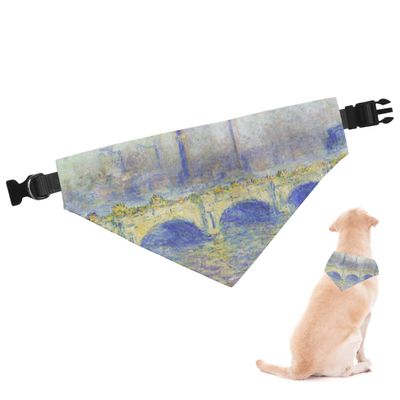 RNK Shops Waterloo Bridge by Claude Monet Dog Bandana - XLarge