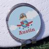 YouCustomizeIt Personalized Airplane & Pilot Golf Ball Marker - Hat Clip - Silver view 3