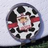 YouCustomizeIt Personalized Cowprint Cowgirl Golf Ball Marker - Hat Clip - Silver view 3