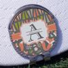 YouCustomizeIt Personalized Fox Trail Floral Golf Ball Marker - Hat Clip - Silver view 3