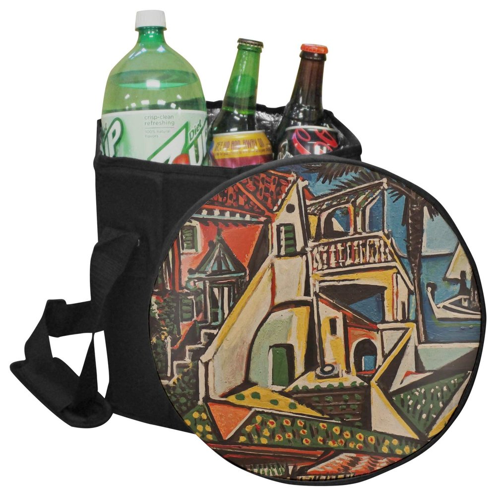 YouCustomizeIt Mediterranean Landscape by Pablo Picasso Collapsible Cooler & Seat