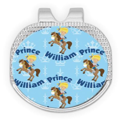 YouCustomizeIt Personalized Custom Prince Golf Ball Marker - Hat Clip - Silver