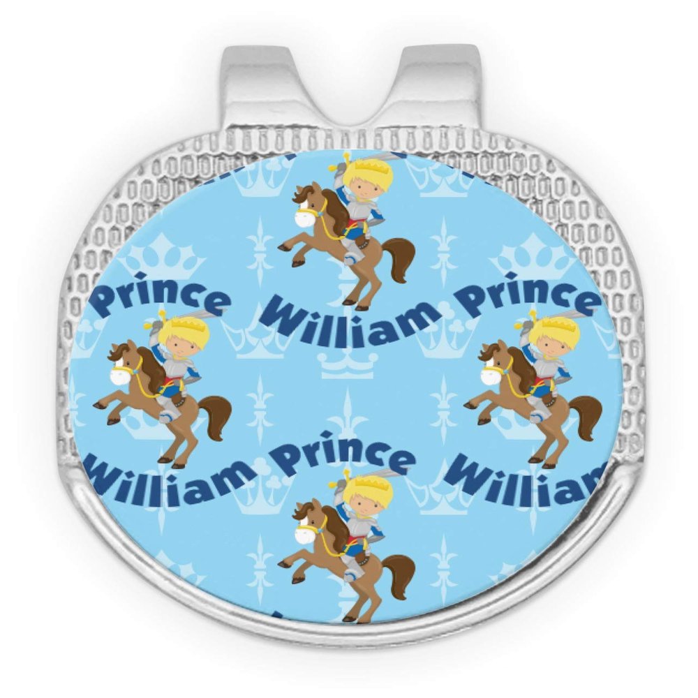 YouCustomizeIt Personalized Custom Prince Golf Ball Marker - Hat Clip - Silver