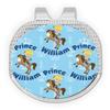 YouCustomizeIt Personalized Custom Prince Golf Ball Marker - Hat Clip - Silver view 1