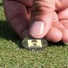 YouCustomizeIt Personalized Green Camo Golf Ball Marker - Hat Clip - Silver view 4