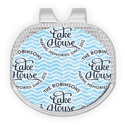 YouCustomizeIt Personalized Lake House #2 Golf Ball Marker - Hat Clip - Silver
