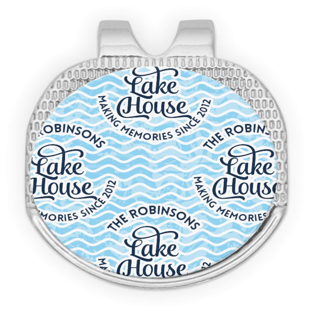 YouCustomizeIt Personalized Lake House #2 Golf Ball Marker - Hat Clip - Silver