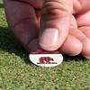 YouCustomizeIt Personalized Lumberjack Plaid Golf Ball Marker - Hat Clip - Silver view 4