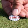 YouCustomizeIt Personalized Firetruck Golf Ball Marker - Hat Clip - Silver view 4