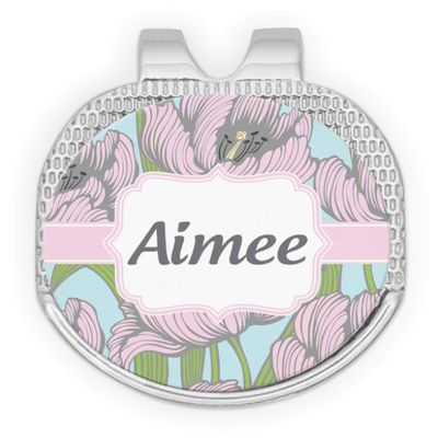 YouCustomizeIt Personalized Wild Tulips Golf Ball Marker - Hat Clip - Silver