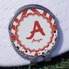 RNK Shops Personalized Ladybugs & Chevron Golf Ball Marker - Hat Clip - Silver view 3