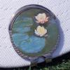YouCustomizeIt Water Lilies #2 Golf Ball Marker - Hat Clip - Silver view 3