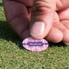YouCustomizeIt Personalized Linked Squares Golf Ball Marker - Hat Clip - Silver view 4