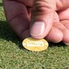 YouCustomizeIt Personalized Tribal Diamond Golf Ball Marker - Hat Clip - Silver view 4