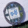 YouCustomizeIt Personalized Blue Argyle Golf Ball Marker - Hat Clip - Silver view 3