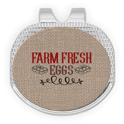YouCustomizeIt Farm Quotes Golf Ball Marker - Hat Clip - Silver