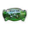 Collectible Novelty Pin for Backpack, Scarf - Made Made From Jeweler Class Metal - Spartan and the Green Egg Explorer Pin Series: Iguazu Falls (42) view 1