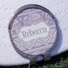 YouCustomizeIt Personalized Baby Elephant Golf Ball Marker - Hat Clip - Silver view 3