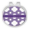 YouCustomizeIt Personalized Connected Circles Golf Ball Marker - Hat Clip - Silver view 1