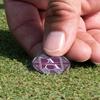 YouCustomizeIt Personalized Knit Argyle Golf Ball Marker - Hat Clip - Silver view 4