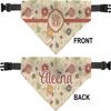 RNK Shops Personalized Fall Flowers Dog Bandana - Large view 2