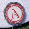 RNK Shops Personalized Red & Tan Plaid Golf Ball Marker - Hat Clip - Silver view 3