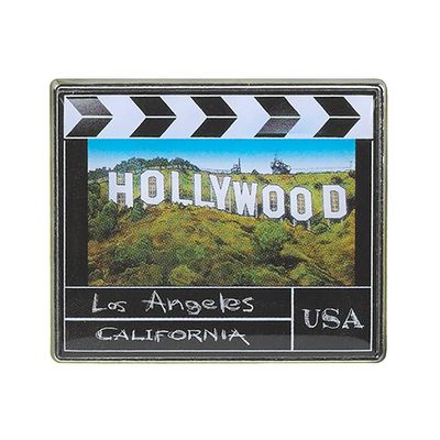 Collectible Novelty Pin for Backpack, Scarf - Made From Jeweler Class Metal - Spartan and the Green Egg Explorer Pin Series: Hollywood - CA, USA (266)