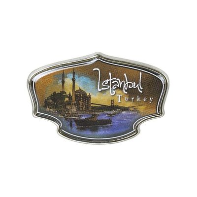 Collectible Novelty Pin for Backpack, Scarf - Made From Jeweler Class Metal - Spartan and the Green Egg Explorer Pin Series: Istanbul, Turkey (55)
