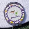 YouCustomizeIt Personalized Girl's Space & Geometric Print Golf Ball Marker - Hat Clip - Silver view 3