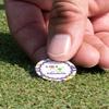 YouCustomizeIt Personalized Girl's Space & Geometric Print Golf Ball Marker - Hat Clip - Silver view 4