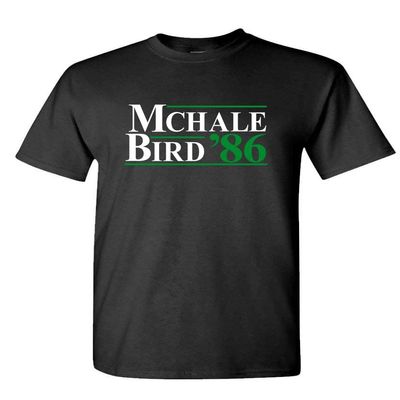 The Goozler McHale Bird 86 - Basketball Larry Kevin 1986 - Mens Cotton T-Shirt, 3XL, Black