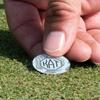 YouCustomizeIt Personalized Sea-Blue Seashells Golf Ball Marker - Hat Clip - Silver view 4