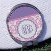 YouCustomizeIt Personalized Pink, White & Purple Damask Golf Ball Marker - Hat Clip - Silver view 3