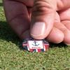 YouCustomizeIt Personalized Nautical Anchors & Stripes Golf Ball Marker - Hat Clip - Silver view 4
