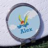 YouCustomizeIt Personalized Flying a Dragon Golf Ball Marker - Hat Clip - Silver view 3