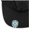 RNK Shops Personalized Retro Chevron Monogram Golf Ball Marker - Hat Clip - Silver view 2