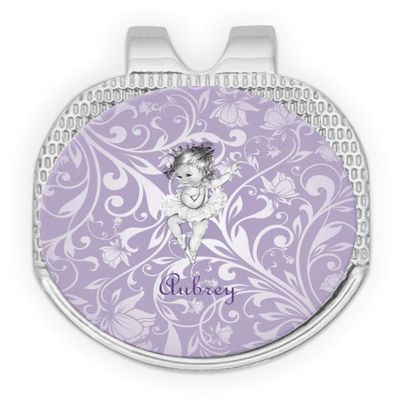 YouCustomizeIt Personalized Ballerina Golf Ball Marker - Hat Clip - Silver