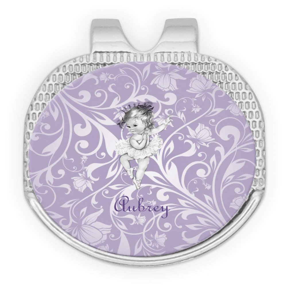 YouCustomizeIt Personalized Ballerina Golf Ball Marker - Hat Clip - Silver
