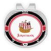 YouCustomizeIt Personalized Pirate Golf Ball Marker - Hat Clip - Silver view 1